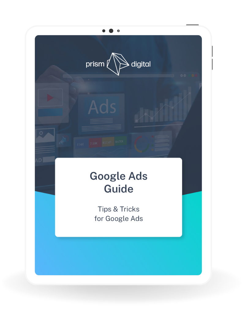 Cover - Prism Digital Inc - Google ads guide